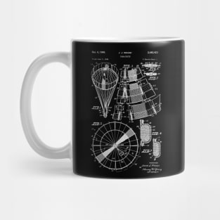 Skydiving Gift Ideas Parachute Patent Invention Mug